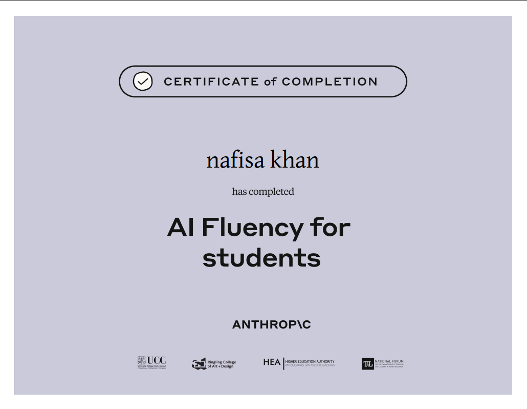 AI Fluency for Students