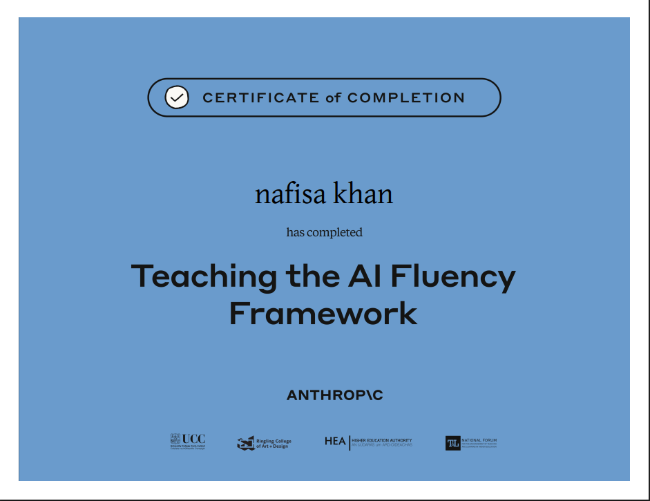 Teaching AI Fluency