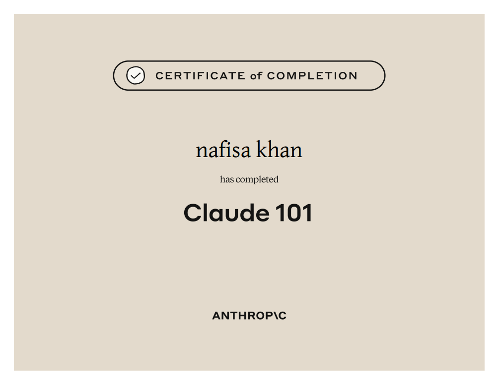 Claude 101